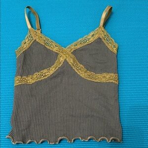 BDG Green Lacey camisole